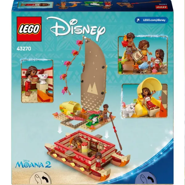 LEGO® Disney: Vaiana z avanturami polna kanuja (43270) slika 5