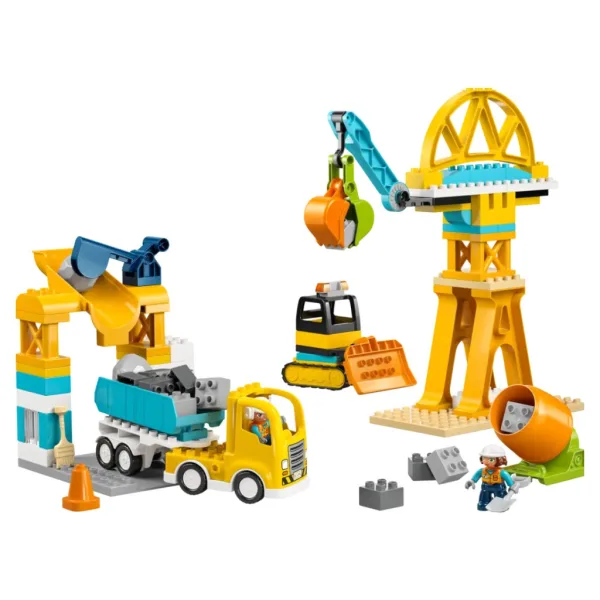 LEGO® DUPLO®: 3 v 1 gradbena površina in delovni stroji (10476) slika 2