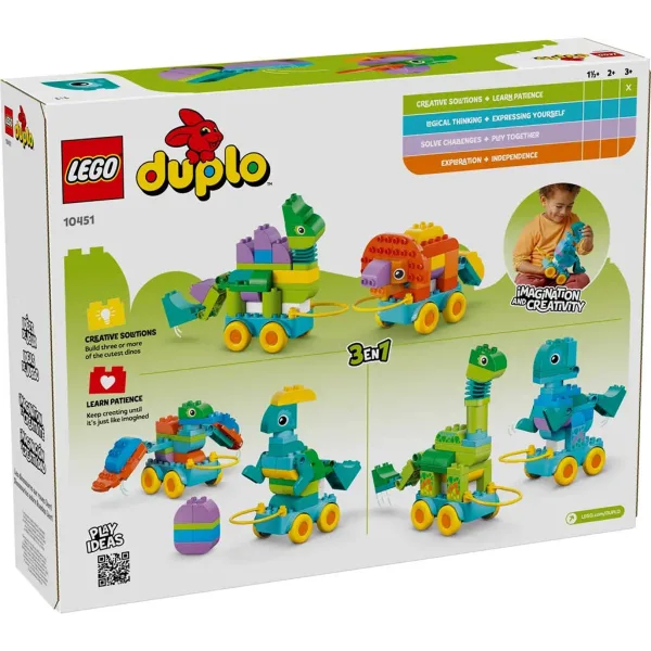 LEGO® DUPLO®: 3 v 1 gredočeči dinozavri (10451) slika 2