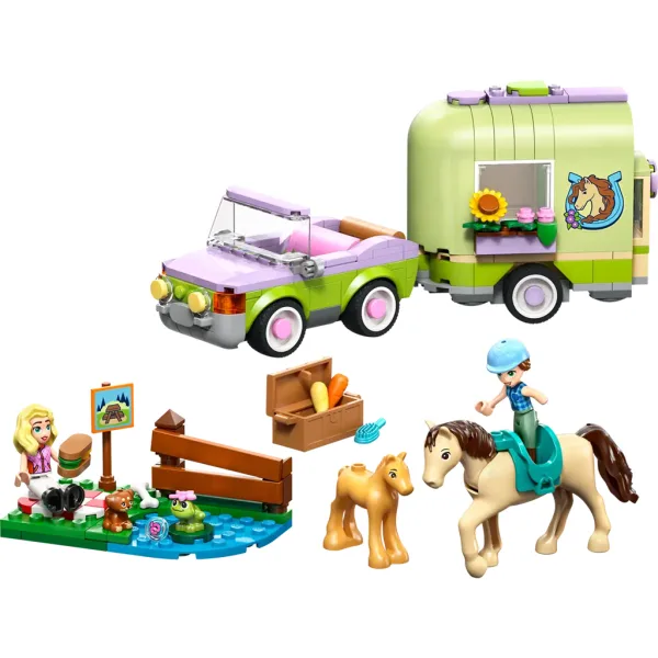 LEGO® Friends: Prikolica za konje in konjeniške prevoze (42695) slika 2