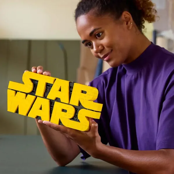 LEGO® Star Wars™: Logotip Vojna zvezd™, zgrajen iz kock (75407) slika 3