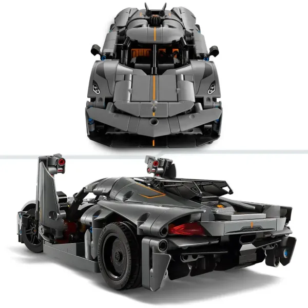 LEGO® Technic: Koenigsegg Jesko Absolut siva hiperavtomobil (42173) slika 2