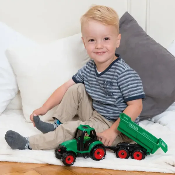 LENA: Truckies Traktor s prikolico in figurico 36cm slika 4