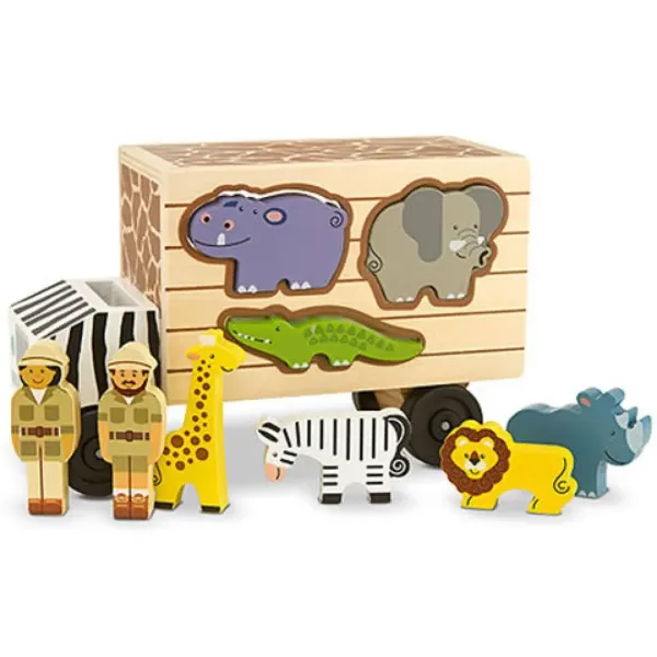 Lesena živalska sestavljanka - Melissa & Doug slika 3
