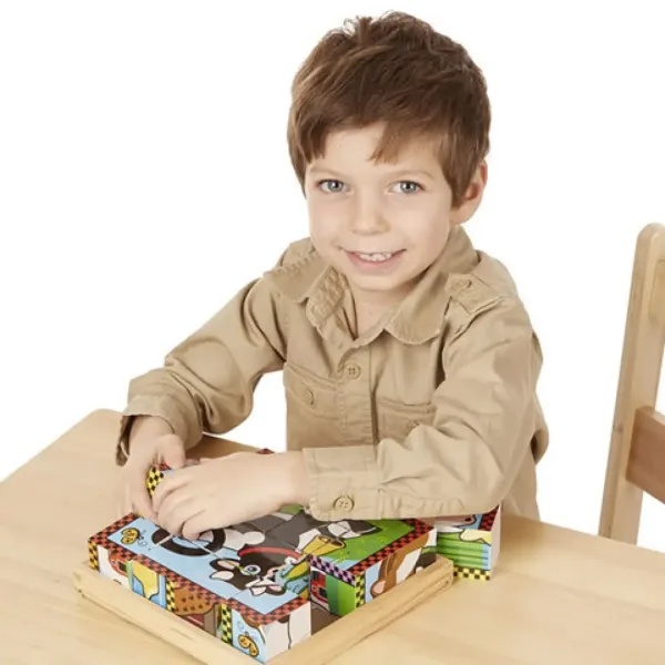 Lesena sestavljanka Domače živali - Melissa & Doug slika 3