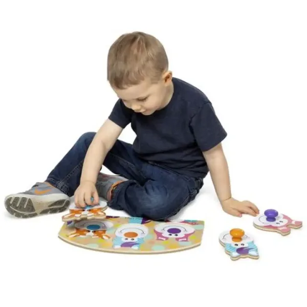Lesena velikanska sestavljanka Kmetija - Melissa & Doug slika 3