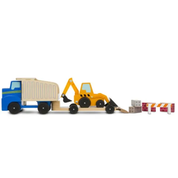 Leseni komplet vozil Delovni stroji - Melissa & Doug slika 2