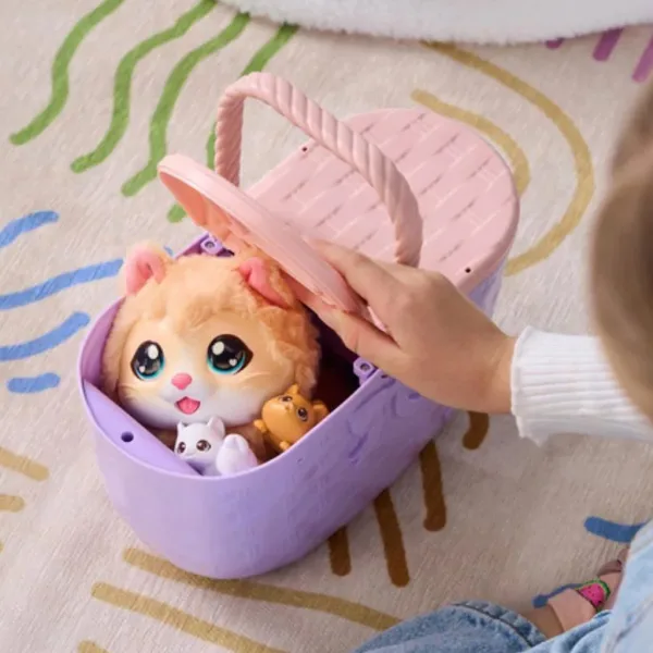 Little Live Pets: Mačka v košarici s mladiči slika 3