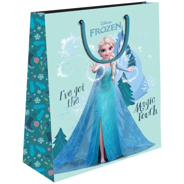 Luna: Disney Ledeno kraljestvo darilna torba z motivom Ane in Elze 33x45x12cm slika 2