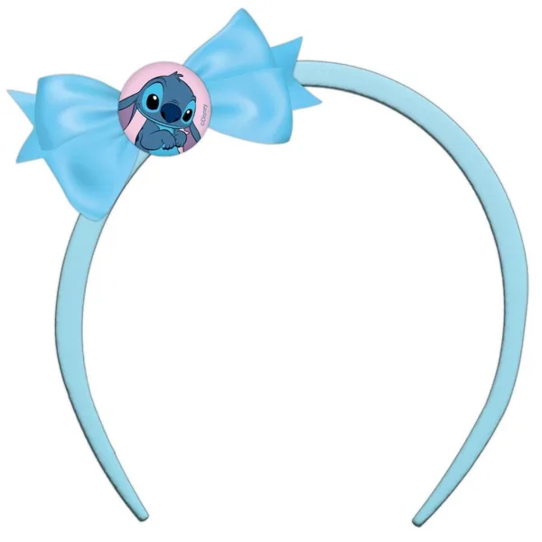 Luna: Lilo & Stitch vzorčast naglavni trak z mašno slika 2