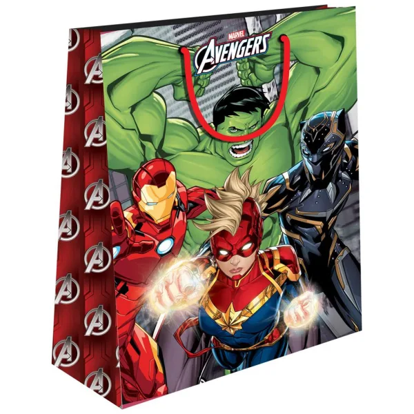 Luna: Marvel Maščevalci darilna torba z motivi superjunakov 26x32x12cm slika 2
