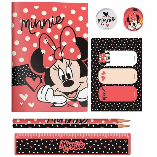 Luna: Set pisalnih pripomočkov Minnie miške v PVC torbici slika 2