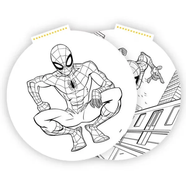 Luna: Zvezek za risanje s Spider-Man motivom, 40 listov z nalepkami in predlogami slika 2