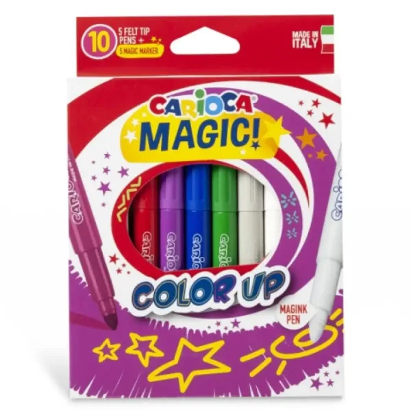 Magic Color Up 10-delni komplet barvnih flomastrov - Carioca slika 1