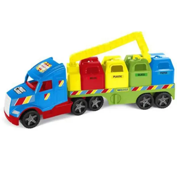 Magic Truck: Selektivni smetarski kamion 80cm - Wader slika 3