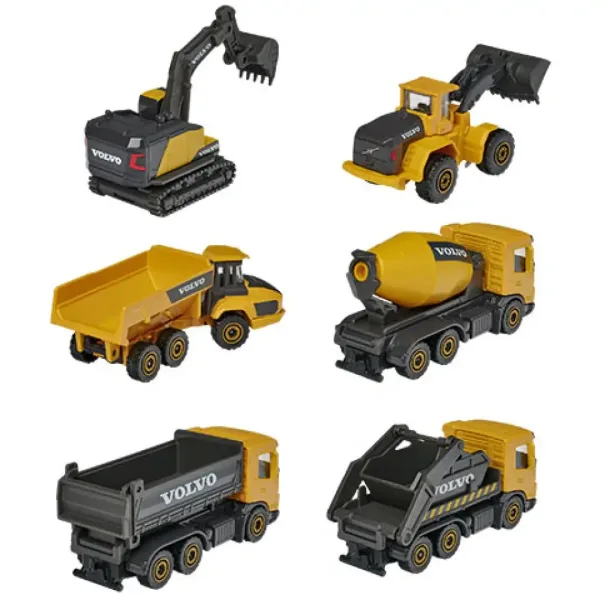 Majorette - Volvo Edition gradbeni delovni stroji v več različicah - Simba Toys slika 3