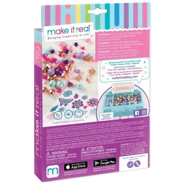 Make It Real: Komplet za pripravo ljubkih zapestnic - Cvetoča ustvarjalnost slika 2