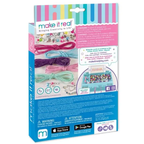 Make It Real: Komplet za pripravo ljubkih zapestnic - Pletenje vrvic slika 2