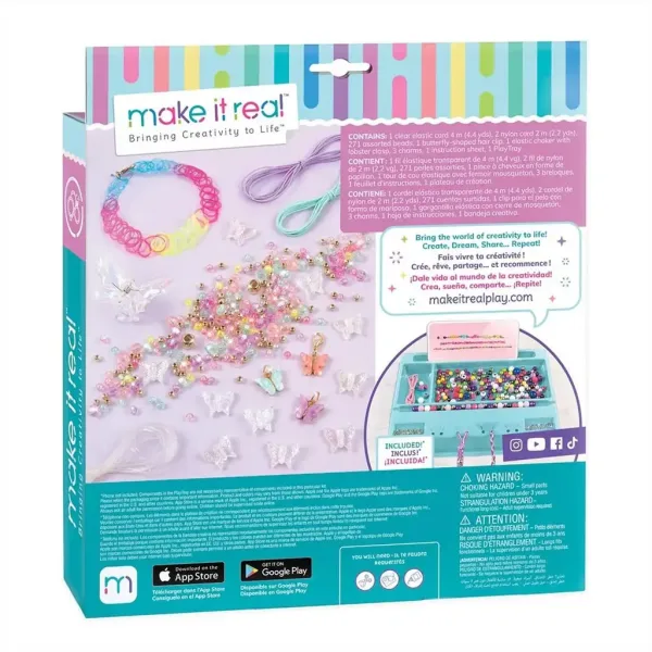 Make It Real: Set za izdelavo nakita Metuljček slika 2