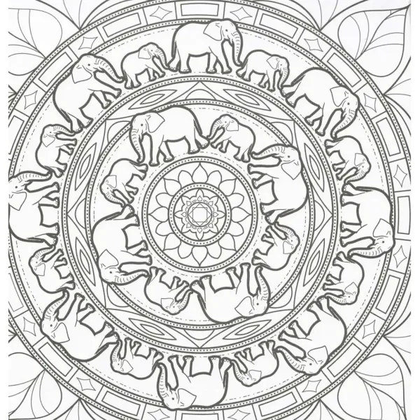 Mandalas in barvanke - Divje živali slika 2