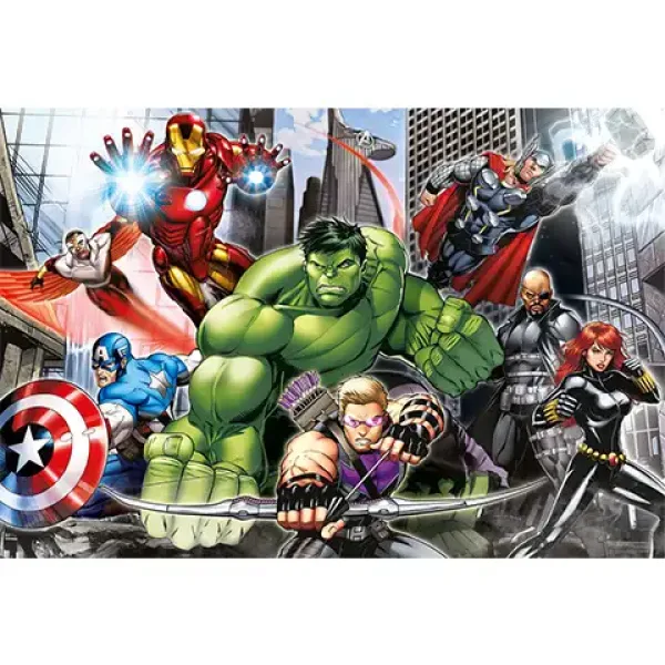 Marvel Maščevalci 104-delna maxi sestavljanka - Clementoni slika 2
