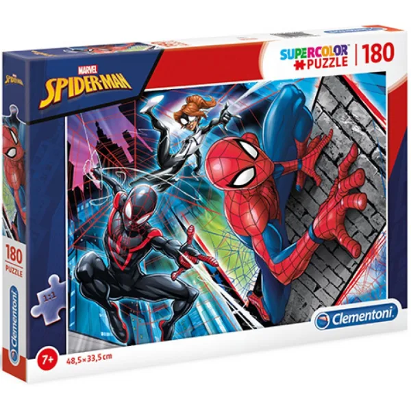 Marvel Spider-Man Supercolor puzzle 180kos - Clementoni slika 1