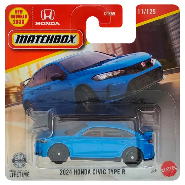 Matchbox: 2024 Honda Civic Type R avtomobilček 1/64 - Mattel slika 1