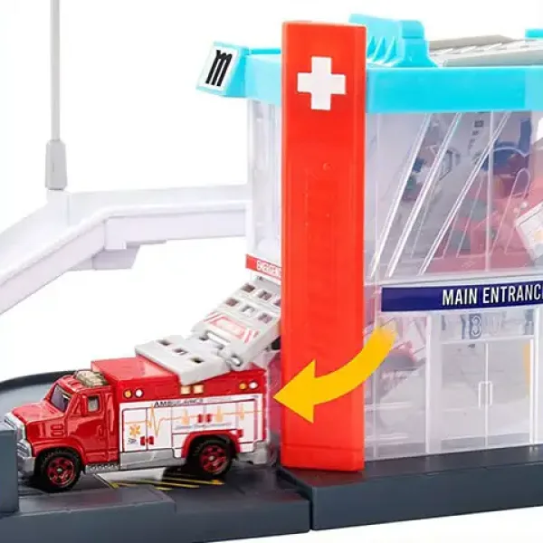 Matchbox: Action Drivers Helikopterska reševalna postaja igrača - Mattel slika 4