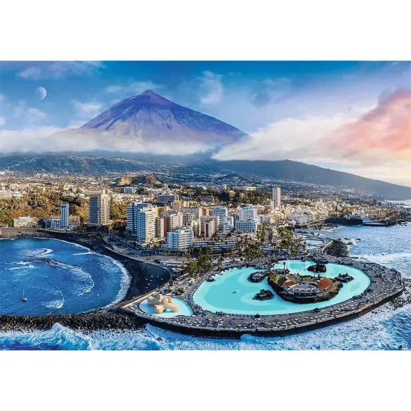 Mesto Tenerife, Španija 1000-delni HQ puzzle sestavljanka - Trefl slika 2