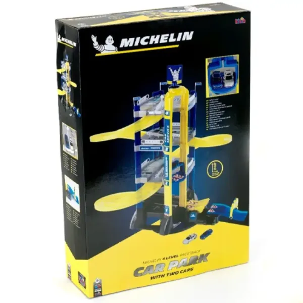 Michelin Parkirna hiša na 4 nivojih set z avtomobili slika 2