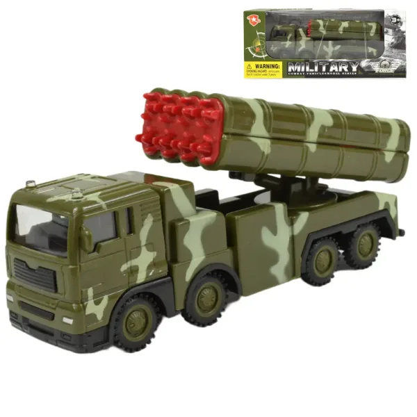 Military Force: Vojaški tovornjak raketomet s kamuflažnim vzorcem 16 cm slika 1