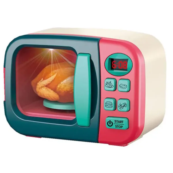 Mini Appliance mikrovalovna pečica igralni set s svetlobnimi efekti slika 2