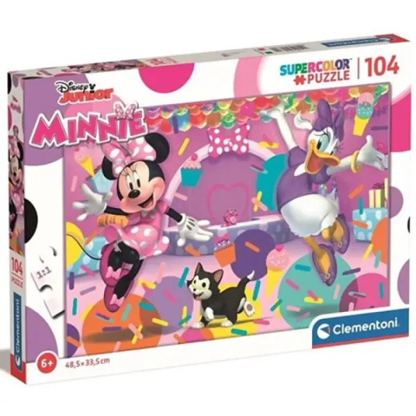 Mini miška in prijatelji 104-delna Supercolor Maxi sestavljanka – Clementoni slika 1