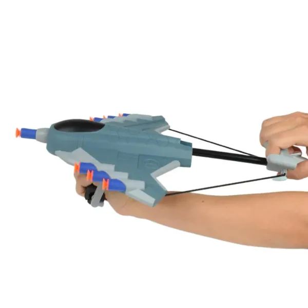 Missile Hand: Orožje za spužvaste naboje v obliki letala z naboji in tarčami 23 cm slika 4
