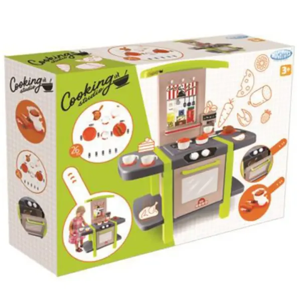 Mochtoys: Cooking studio Igralna kuhinja 26-delni komplet 80x42x101cm slika 2