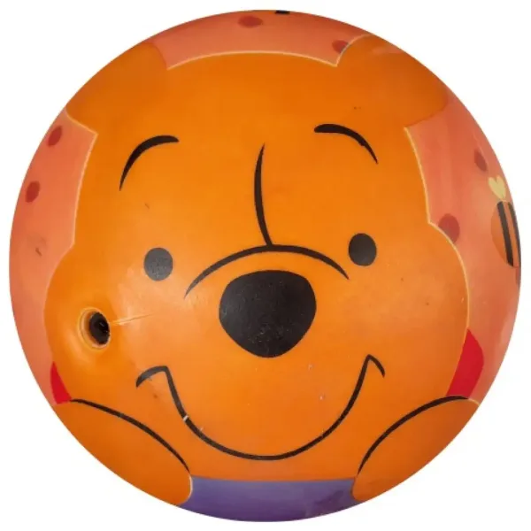 Modra gumijasta žoga BioBall Medvedek Pu 14cm - Mondo Toys slika 3