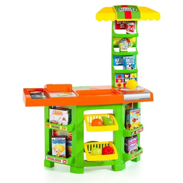 Molto: Mini Market 14-delni igralni komplet 58x28x77cm slika 2