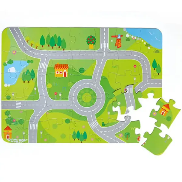 Molto: Nature City Bloks lesena gradbena igrača 79-delni set slika 3