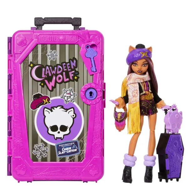 Monster High Grozljive Tajne - Zimsko Zavetišče - Clawdeen Wolf - Mattel slika 2