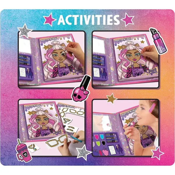 Monster High: Knjiga za ličenje in barvanje, 44 strani – Lisciani slika 3