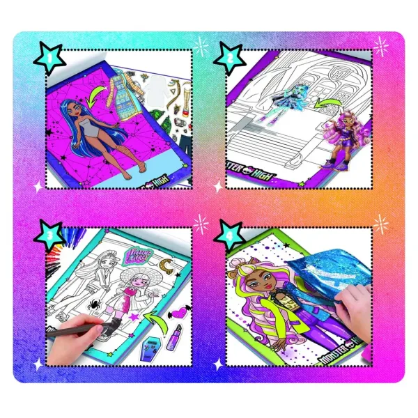 Monster High: Kreativna barvanka in oblačilni set - Lisciani slika 3