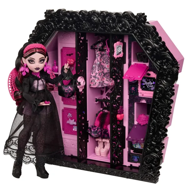 Monster High Rémtrendi Obleka Draculaura z Lutko - Mattel slika 2