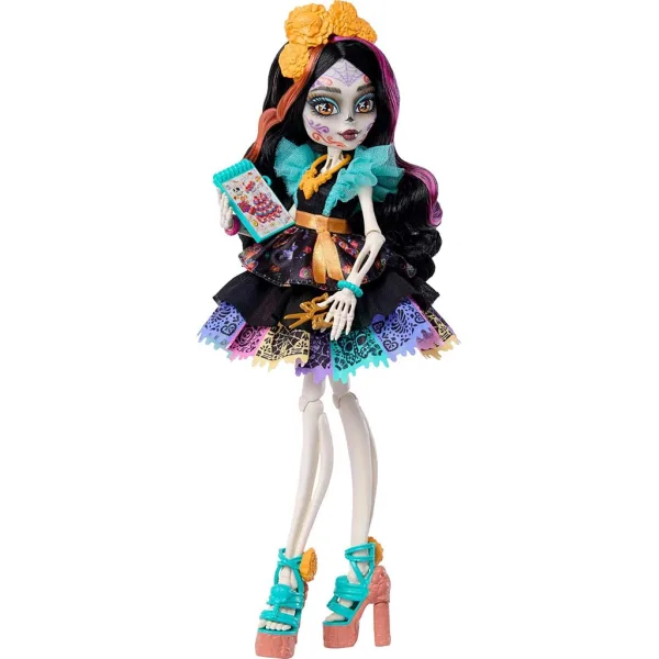 Monster High Skelita Calaveras punčka z dodatki - Mattel slika 3