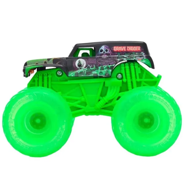Monster Jam: Svetleči Grave Digger svetleči monster truck – 1/43 - Spin Master slika 3
