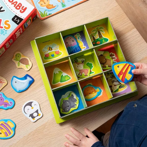 Montessori: Srečne živali igrača zbirka 67-delni set - Lisciani slika 3