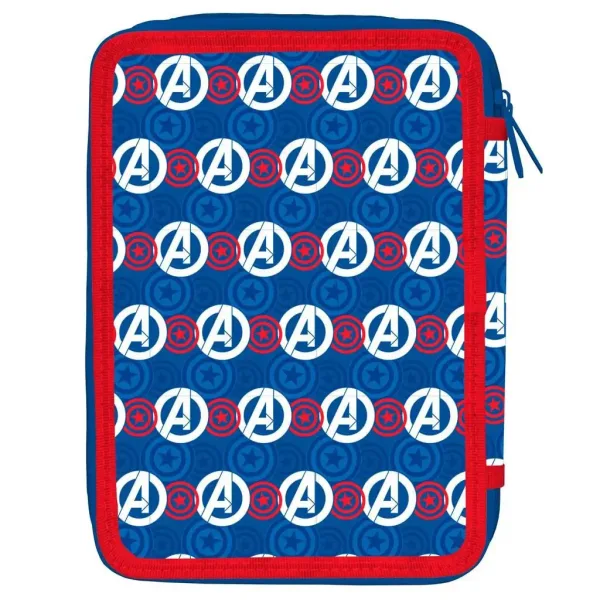 Must: Maščevalci - Kapitan Amerika dvonadstropna polnjena peresnica 15x21x5 cm slika 2