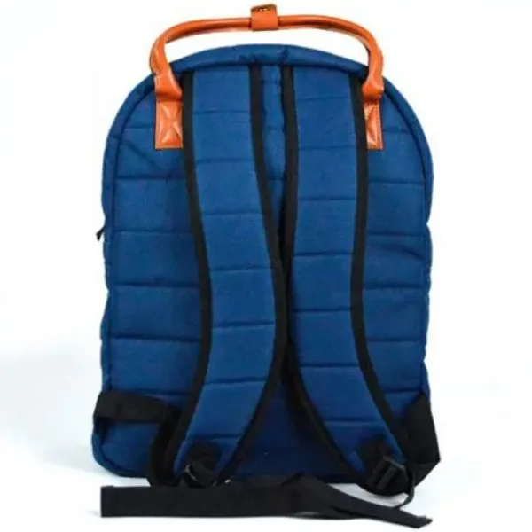 Must: Modra zaobljena šolska torba, nahrbtnik 40 x 30 x 12 cm slika 2