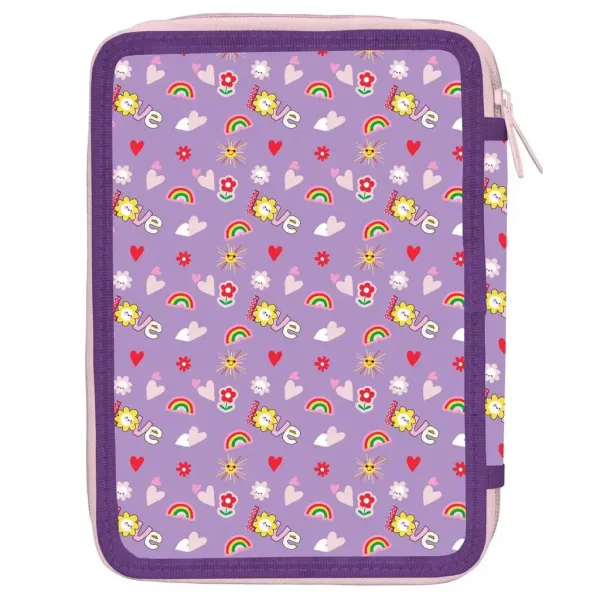 Must: Peppa Prašiček dvonadstropna polnjena peresnica 15x21x5 cm slika 2