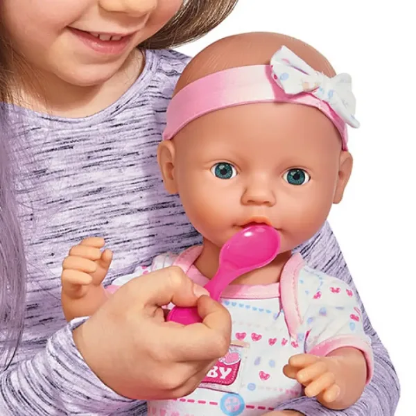 New Born Baby Lulajoča lutka z dodatki 43cm - Simba Toys slika 4