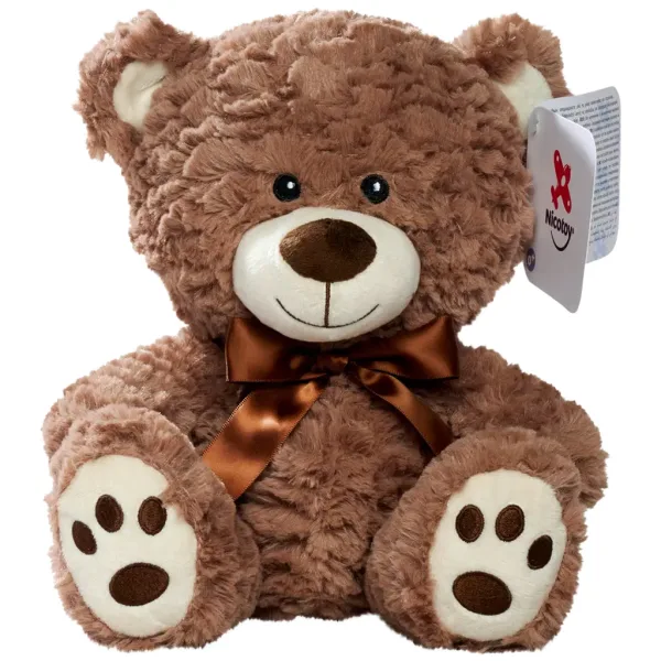 Nicotoy: Sedeči plišasti medvedek v več barvnih različicah 25cm 1kos – Simba Toys slika 2